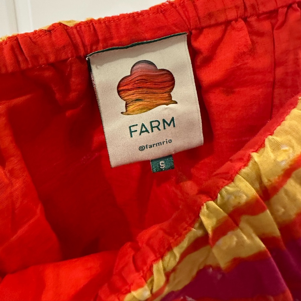 FARM Rio red magic crop top - Picture 4 of 5